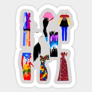 Fashion Designs by Orchidinkle Sticker